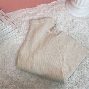 NWT Target a new day cream knit sweatpants lounge / sleepwear